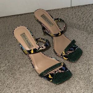 Steve Madden Colorful Strappy Heels